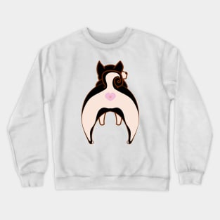 Black and Tan Shiba Inu Puppy Butt Crewneck Sweatshirt